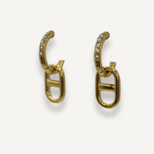 Boucles d'oreilles petite Marine en acier inoxydable