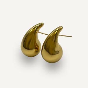 Boucles d'oreilles goutte acier inoxydable