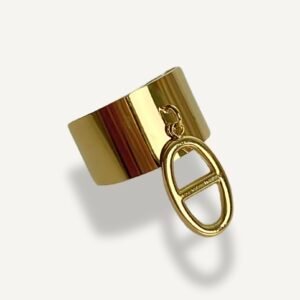 Bague grande Marine en acier inoxydable