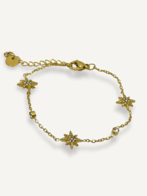 Collier constellation en acier inoxydable