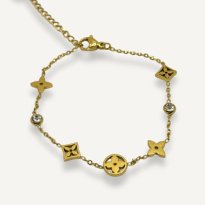 Bracelet étoiles acier inoxydable