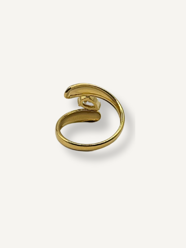Bague Cristal en acier inoxydable
