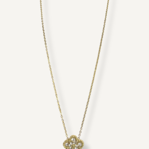 Collier strass en acier inoxydable