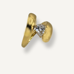 Bague Cristal en acier inoxydable