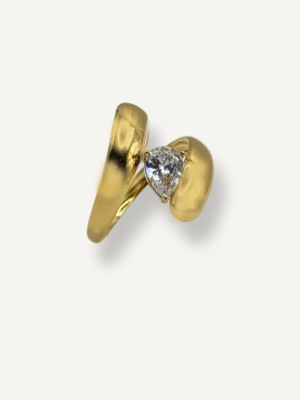 Bague Cristal en acier inoxydable