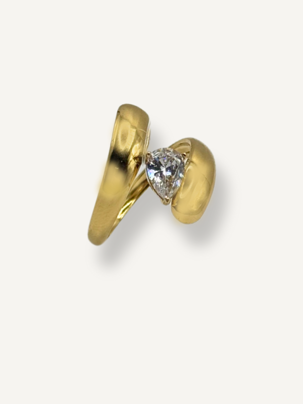 Bague Cristal en acier inoxydable